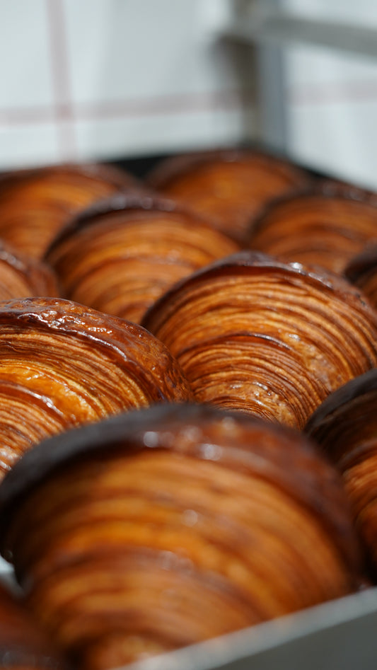 Close-up of pastry with a blurred background